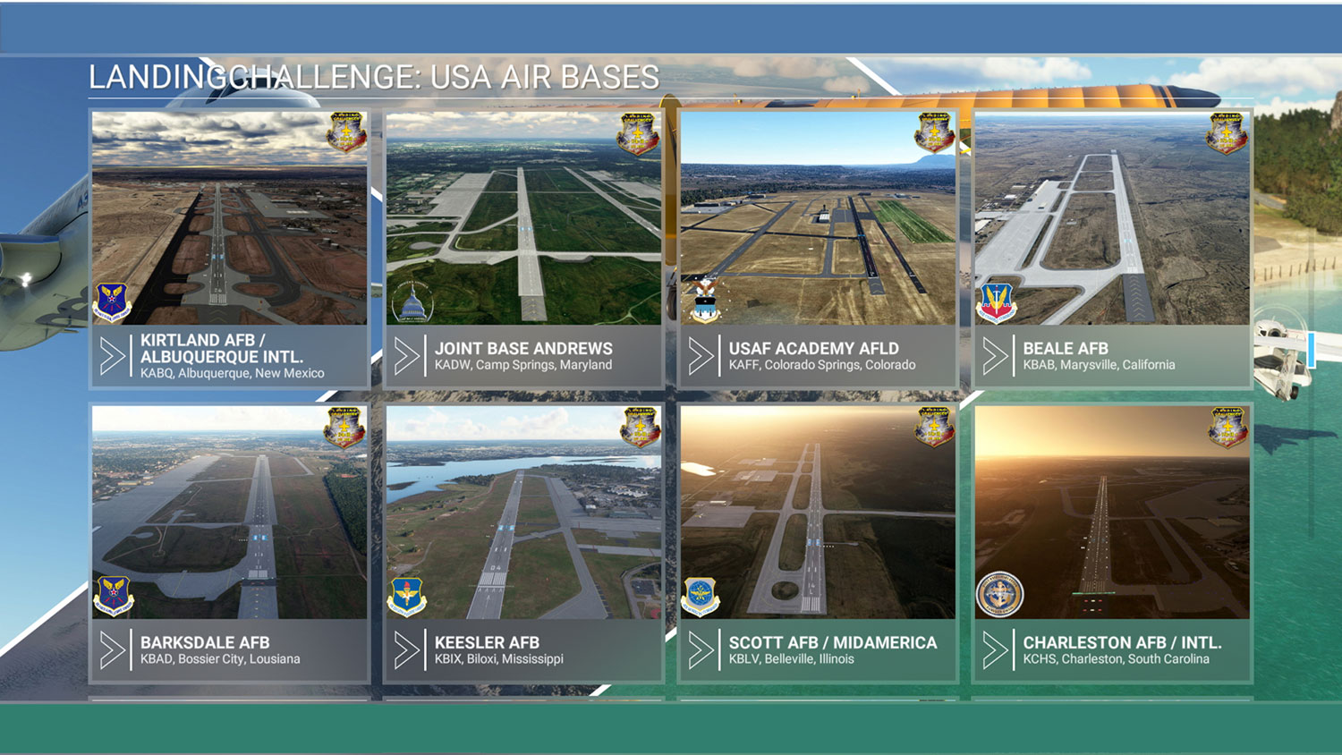 Perfect Flight - F/A-18 Challenges - US Air Bases MSFS